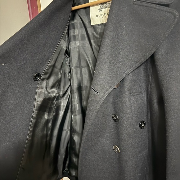 Burberry London Peacoat Womens Size 8-Black-Like NEW - Picture 5 of 9
